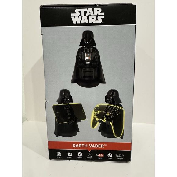 Star Wars Darth Vader Cable Guys Phone & Controller Holder, Device Stand NW 8.5" - Picture 5 of 6